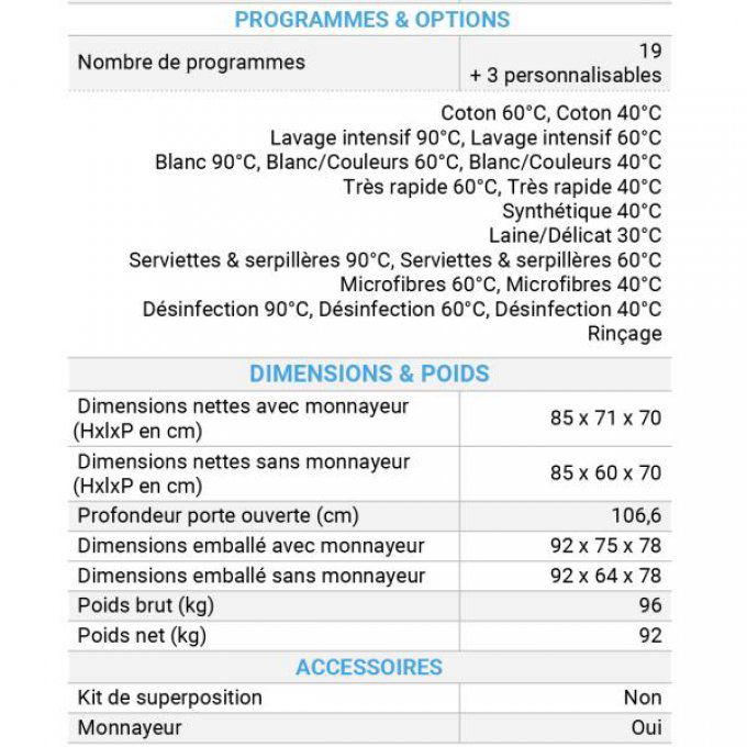 WHIRLPOOL SEMI PRO - ALA103