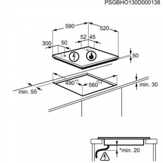 PLAQUE DE CUISSON - AEG - HD634170NB