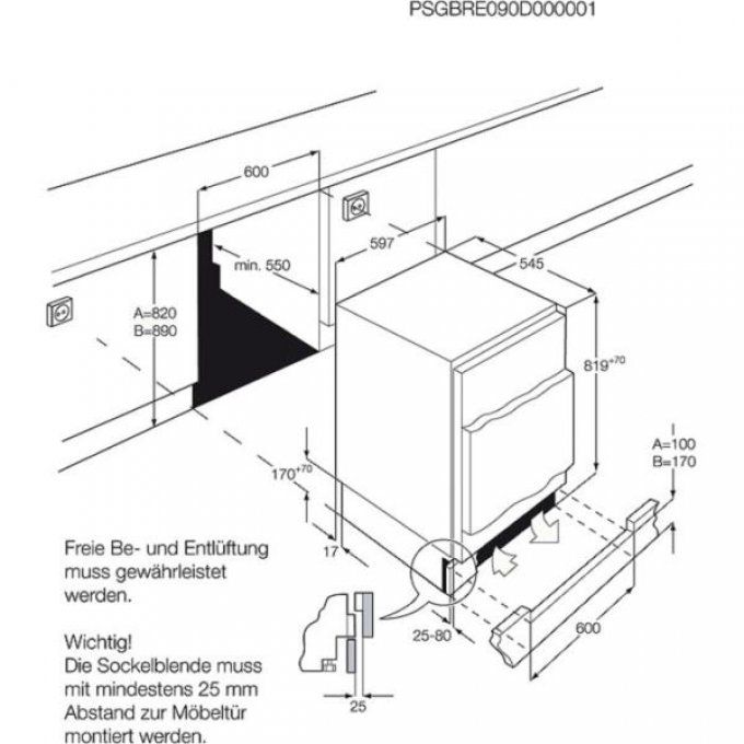 FRIGO ENCASTRABLE - ELECTROLUX - ERY1201FOW