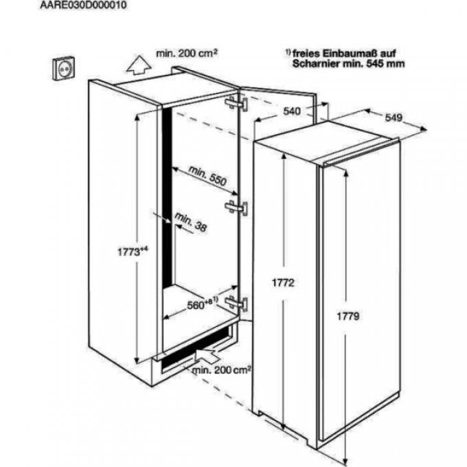 FRIGO ENCASTRABLE - FAURE - FBA30455SA