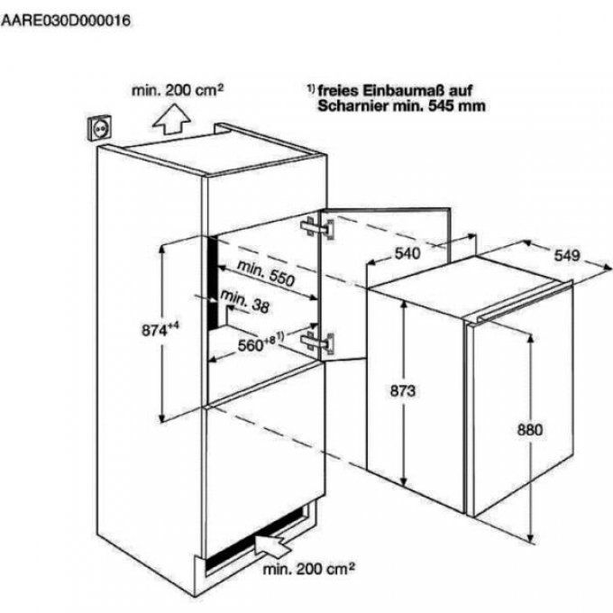 FRIGO ENCASTRABLE - FAURE - FBA14421SA