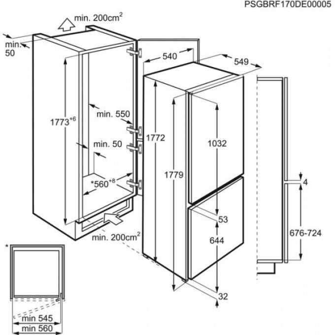 FRIGO ENCASTRABLE - ELECTROLUX - ENN12801AW