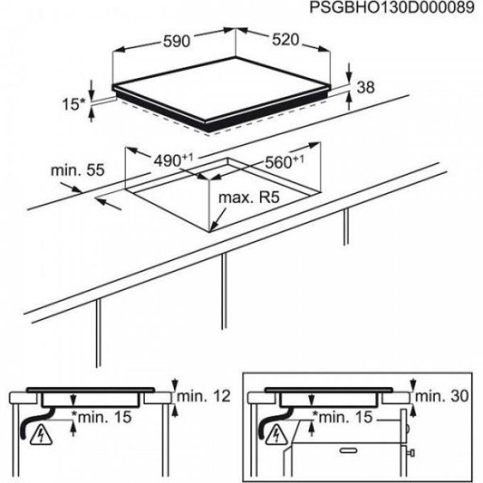 PLAQUE DE CUISSON - FAURE - FEV6334FBA