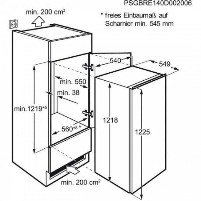 FRIGO ENCASTRABLE - AEG - SFB51221DS