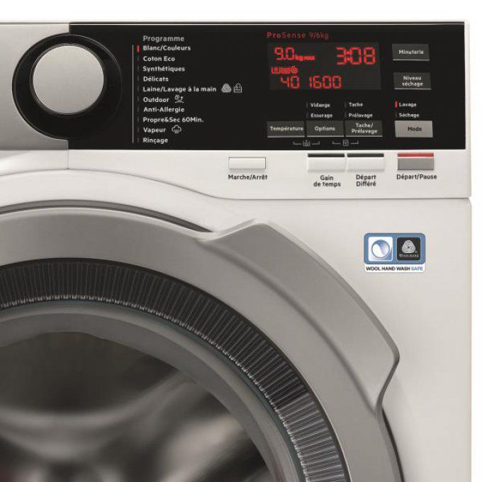 Lave-linge séchant frontal AEG - L7WBR962E