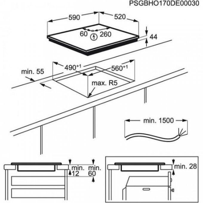 PLAQUE DE CUISSON - AEG - IKB64301CB