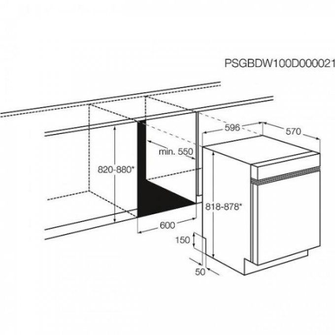 Lave-vaisselle intégrable FAURE - FDI22003WA