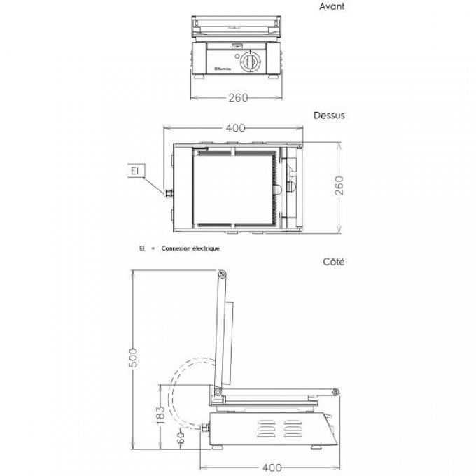 Cuisine module de cuisson ELECTROLUX PRO - 602117