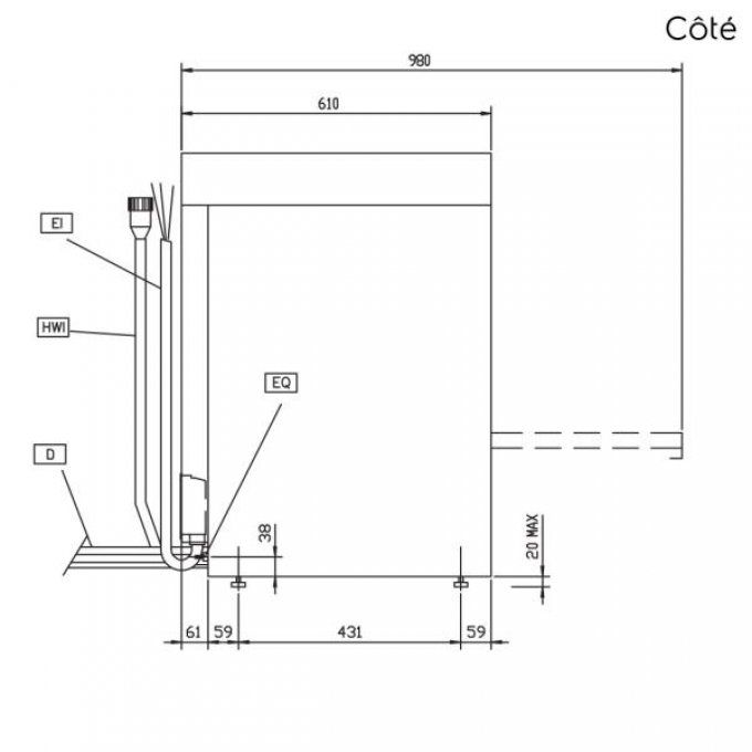 Laverie lave-vaisselle ELECTROLUX PRO - 400036