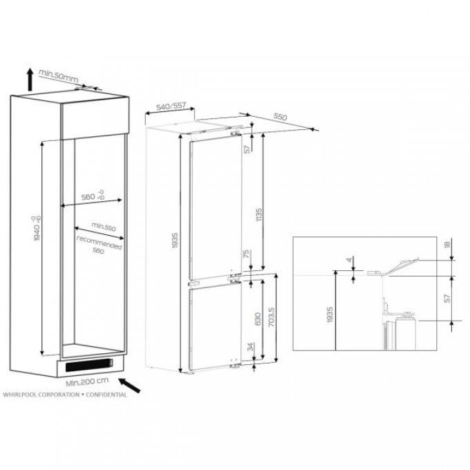 FRIGO ENCASTRABLE - WHIRLPOOL - ART9610A+