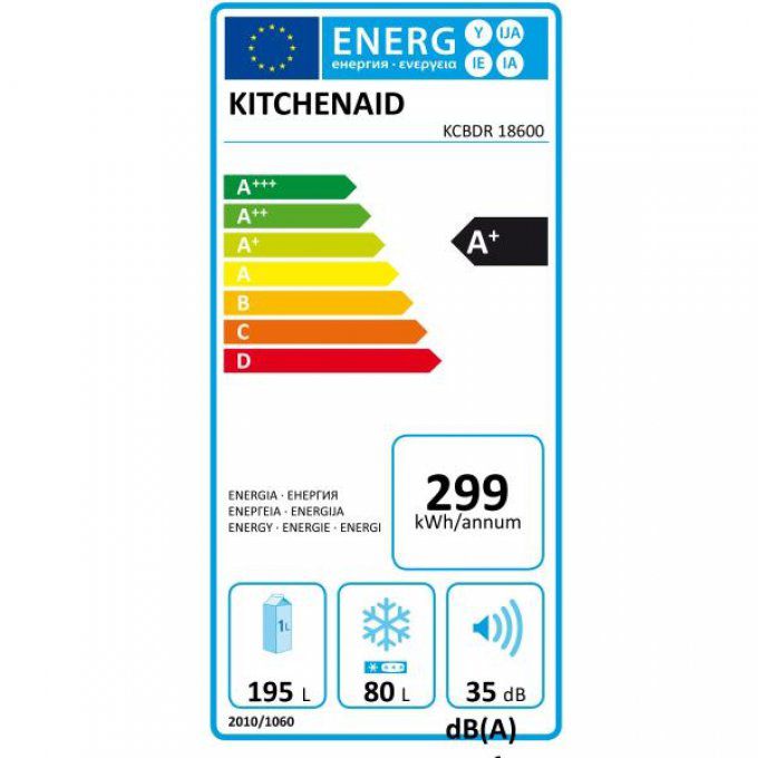 FRIGO ENCASTRABLE - KITCHENAID - KCBDR18600