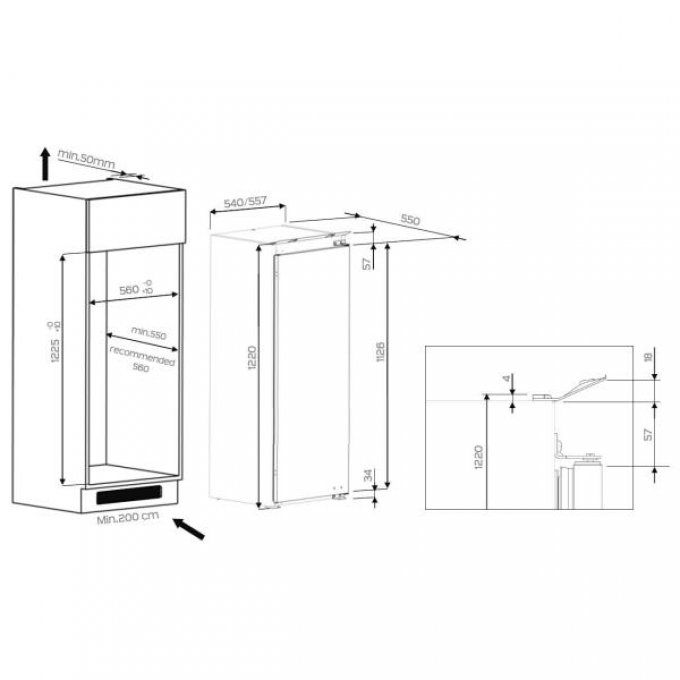 FRIGO ENCASTRABLE - WHIRLPOOL - ARG860A++1