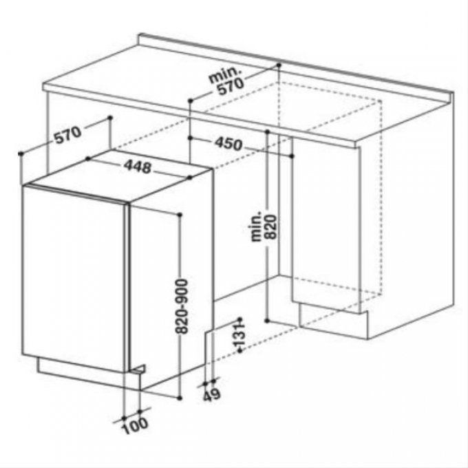 Lave-vaisselle Tout-intégrable WHIRLPOOL - ADG402