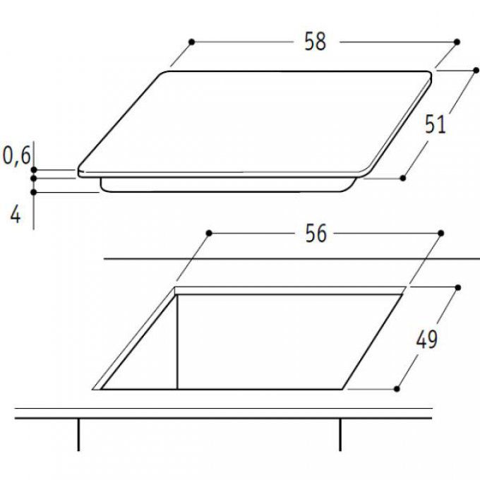 PLAQUE DE CUISSON - WHIRLPOOL - AKT8030NENEW