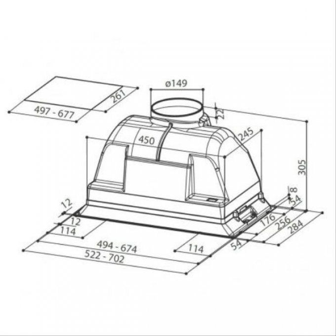 Groupe filtrant avec moteur FABER - 5104005
