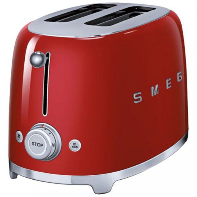 Grille-Pain multi-fente SMEG - TSF01RDEU