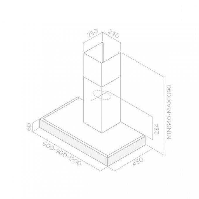 Hotte décorative murale ELICA - PRF0097373