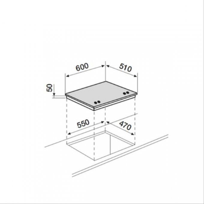 PLAQUE DE CUISSON - AIRLUX - AV685HBK