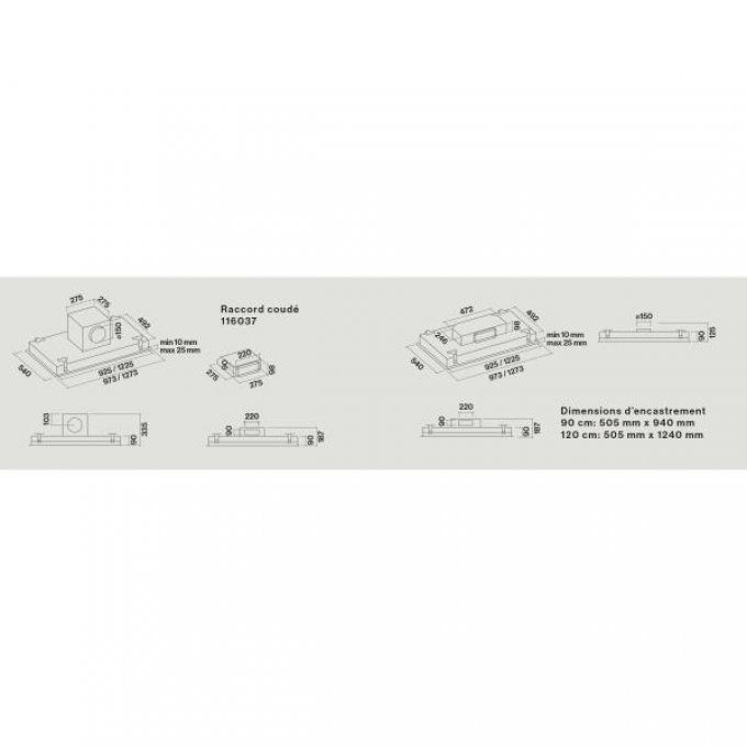 Groupe filtrant plafonnier sans moteur FALMEC - CORSTEL3430
