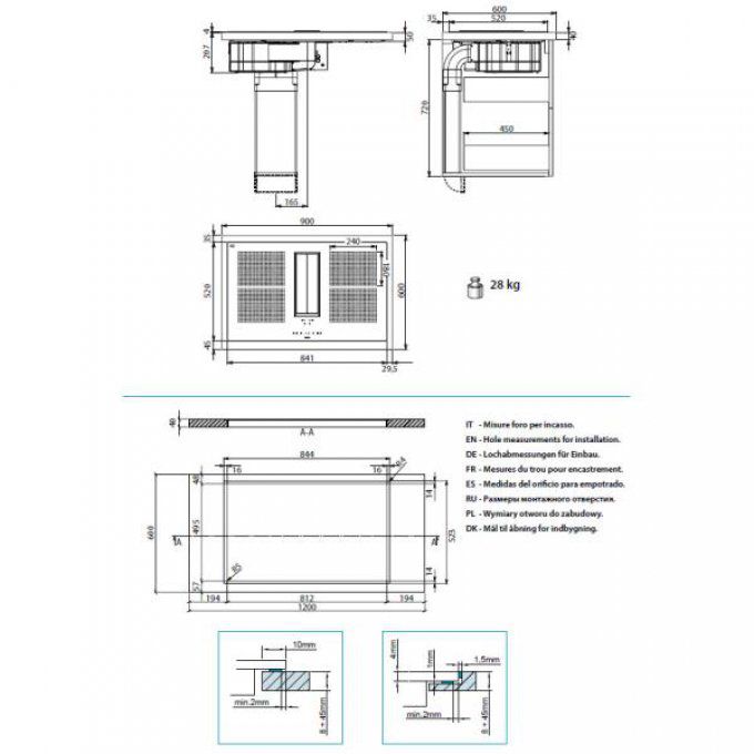 PLAQUE DE CUISSON - FALMEC - QUANTUM3420