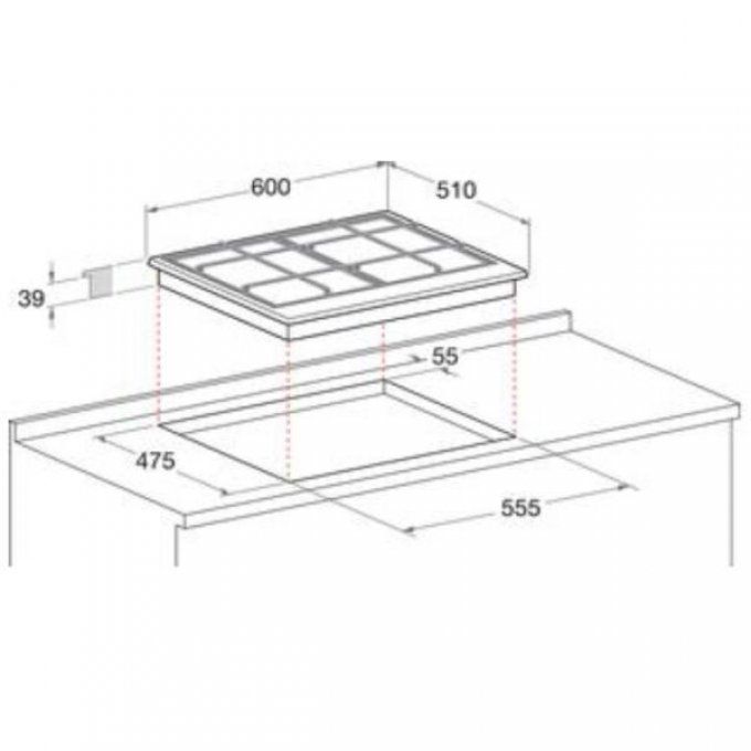 PLAQUE DE CUISSON - HOTPOINT - PCN642HAWHWE