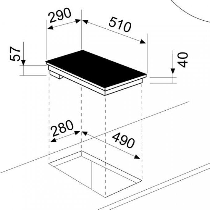 PLAQUE DE CUISSON - GLEM - GTH320SN