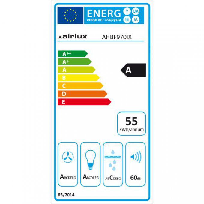 Hotte décorative murale AIRLUX - AHBF970IX