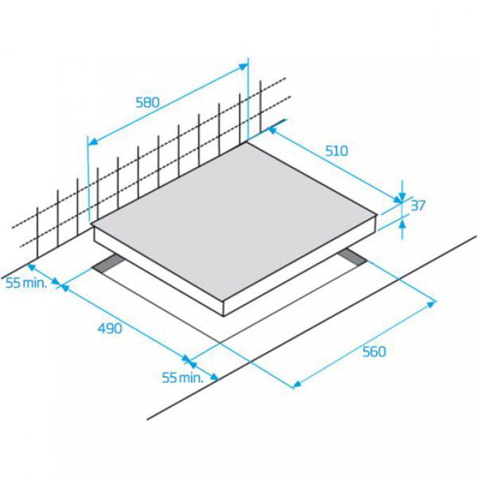 PLAQUE DE CUISSON - BEKO - HIC63402T