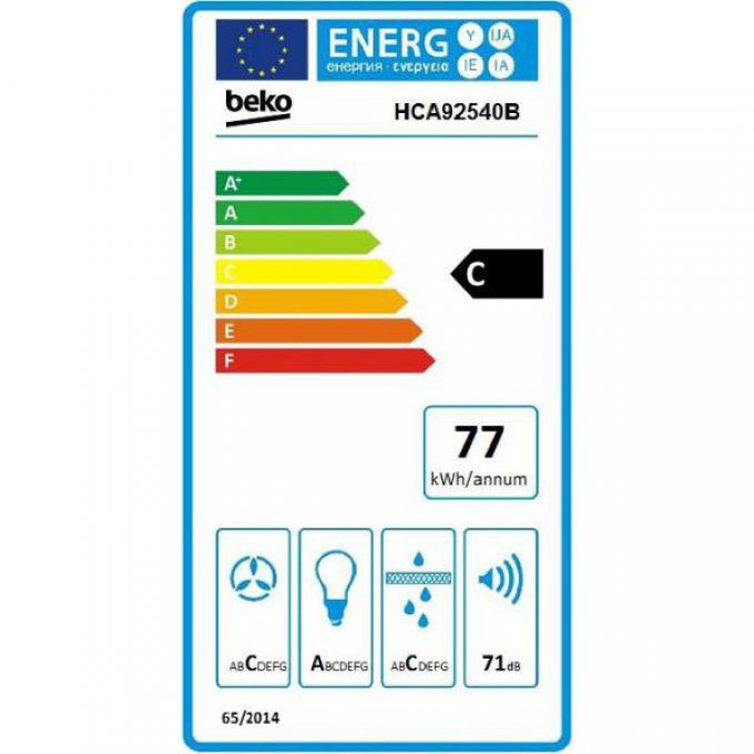 Hotte décorative murale BEKO - HCA92540B