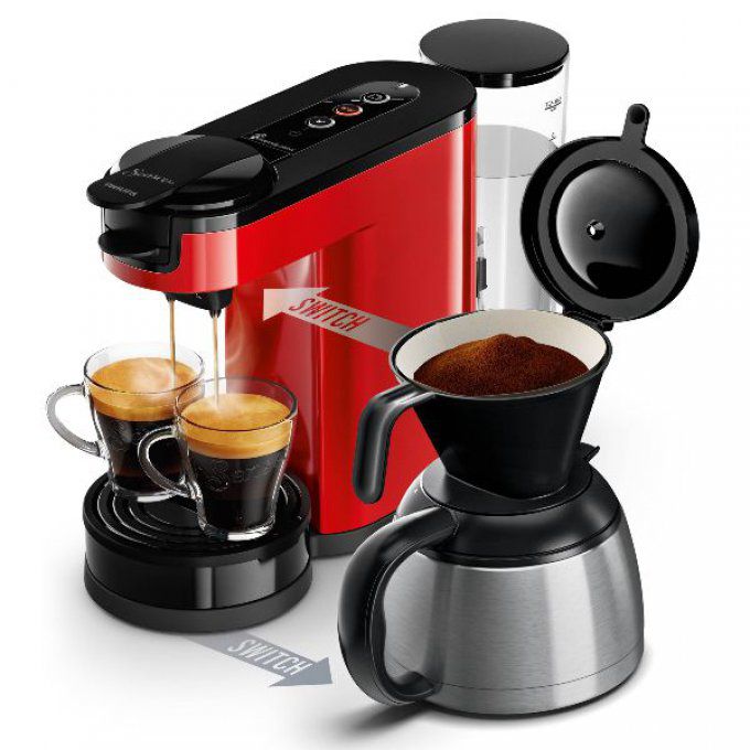 Machine à café dosettes SENSEO SWITCH PHILIPS - HD6592.81 