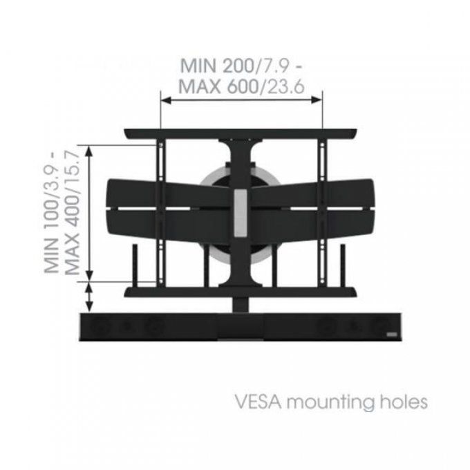 Support mural inclinable / orientable VOGEL'S - NEXT8365