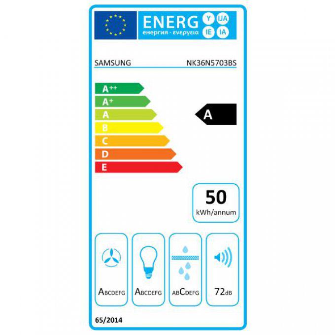 Hotte décorative murale SAMSUNG - NK36N5703BS