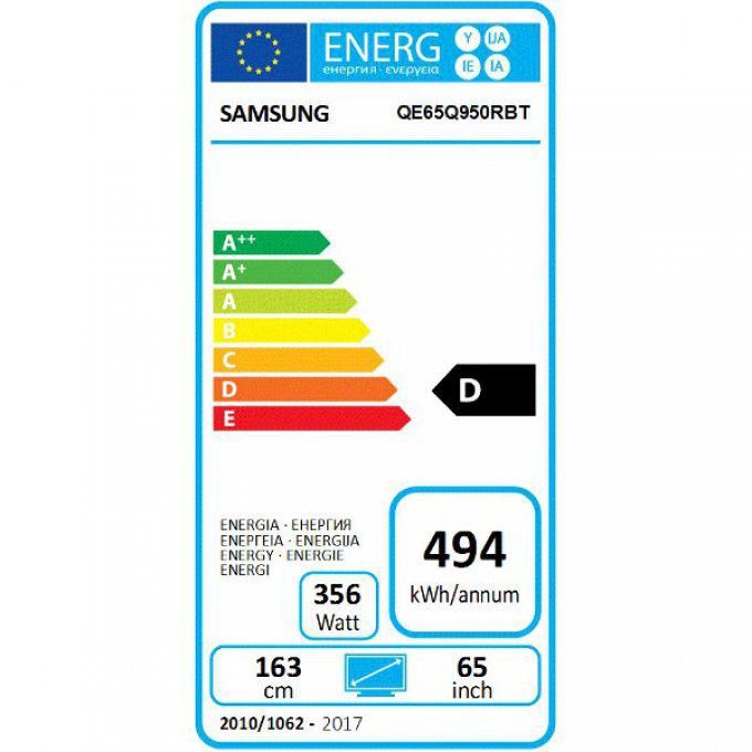 Téléviseur 8K écran plat SAMSUNG - QE65Q950RBTXXC