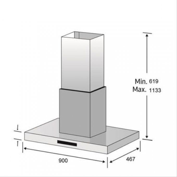 Hotte décorative murale SAMSUNG - NK36M5070BM