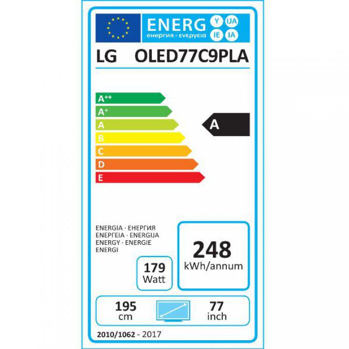 Téléviseur 4K écran plat LG - OLED77C9