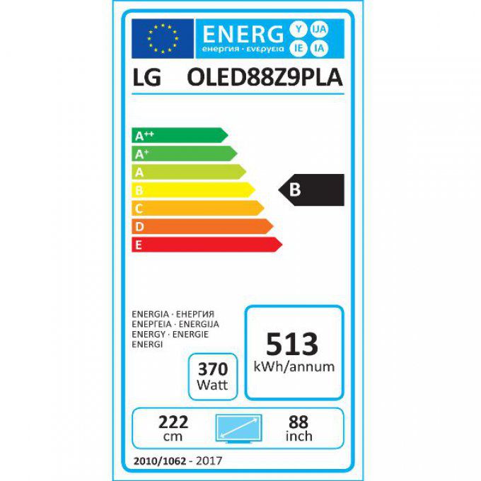 Téléviseur 8K écran plat LG - OLED88Z9