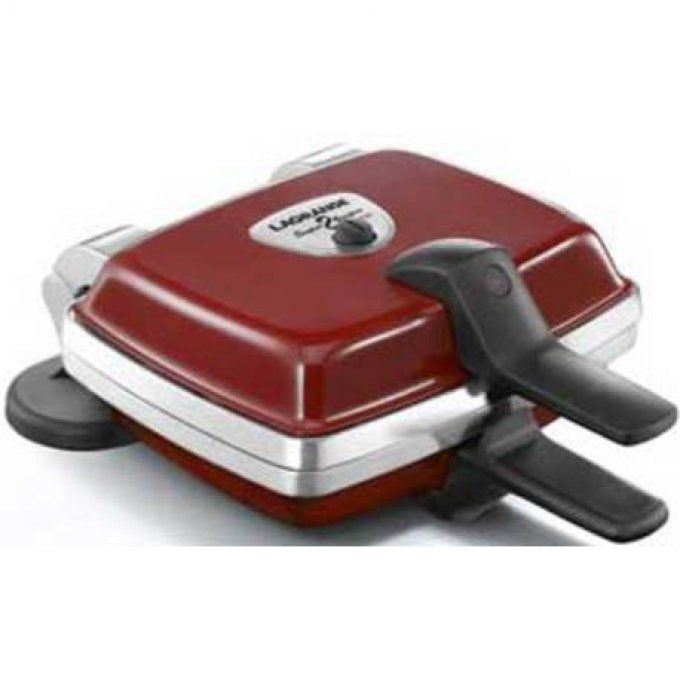 GAUFRIER CLASSIQUE 1000W REVER SIBLE S/SOCLE ROUGE